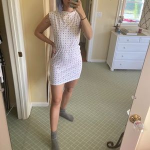 Custom Made Skeleton Print Mini Dress, S/M